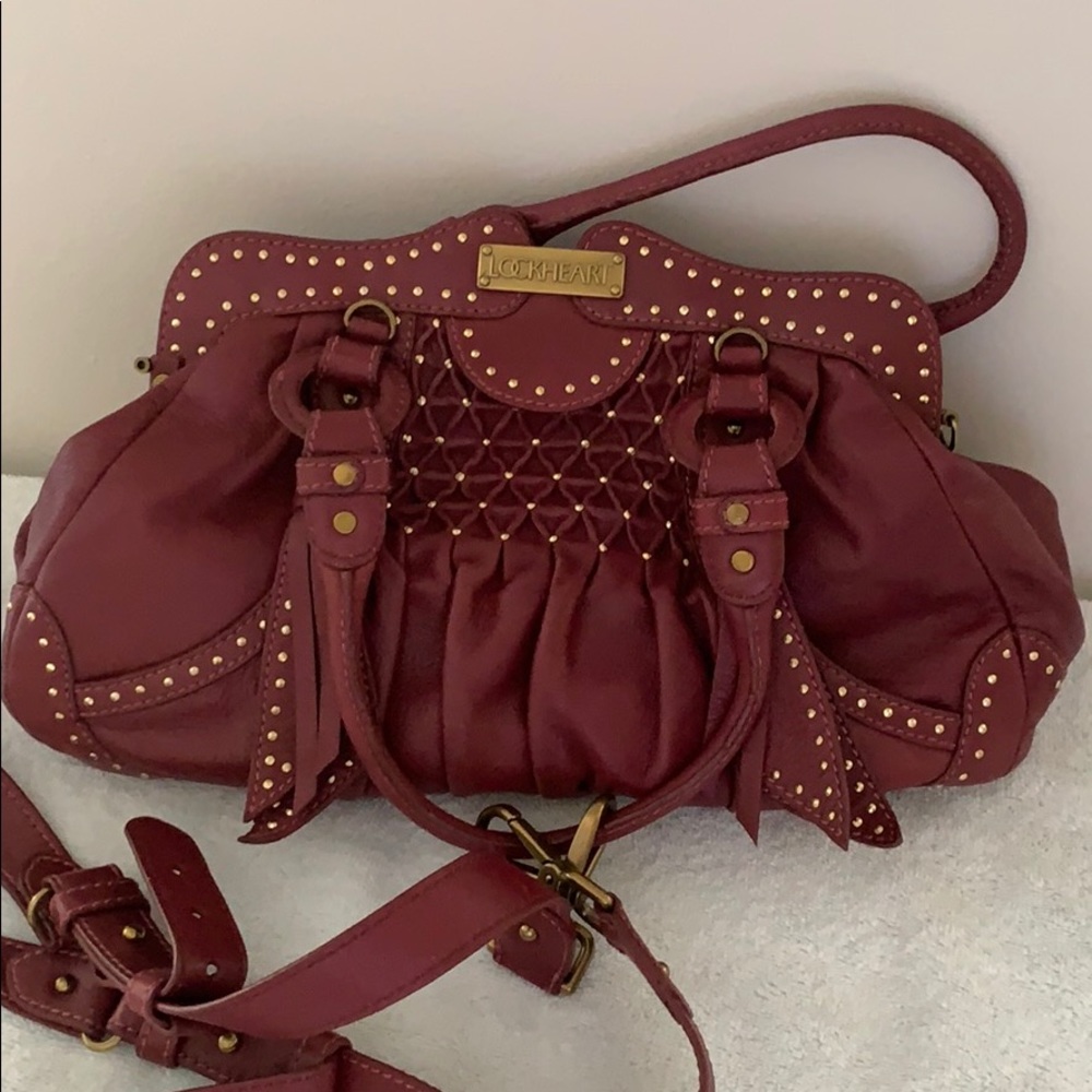 Lockheart bag purple very good condition tags